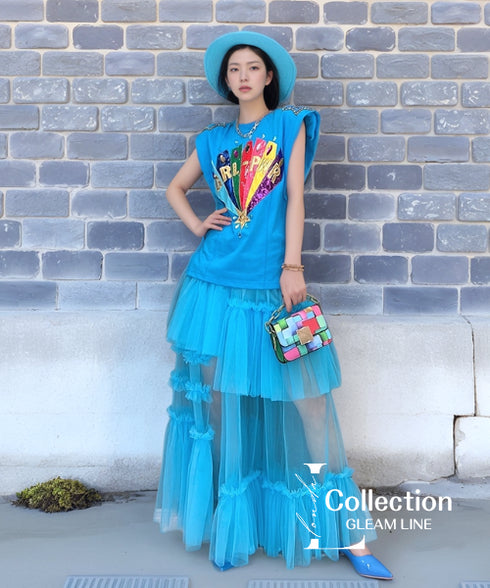 Colorful Pop Top & Skirt